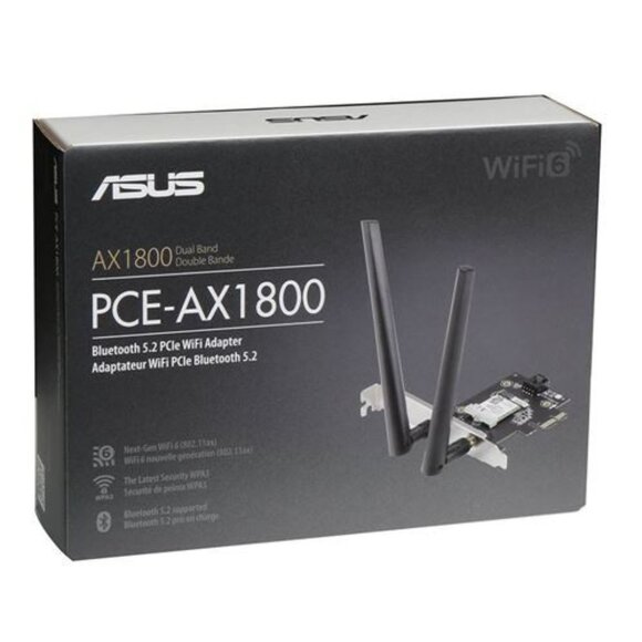 ASUS PCE-AX1800 Dual Band Bluetooth WiFi Adapter - Picture 1 of 7